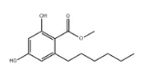 2,4-Dihydroxy-6-n-hexylbenzoic acid methyl ester